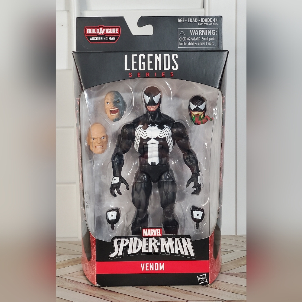 New Marvel Legends Series Venom BAF Absorbing Man Action Figure Spiderman